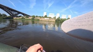 Рыбалка на отводной поводок на Оке. Ловля судака и окуня на отводной поводок.