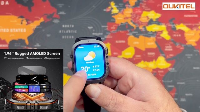 Oukitel BT20 - The Best Rugged Sport Smartwatch смотреть онлайн