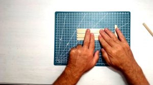 Домик из деревянных палочек. DIY. 2 УРОК.