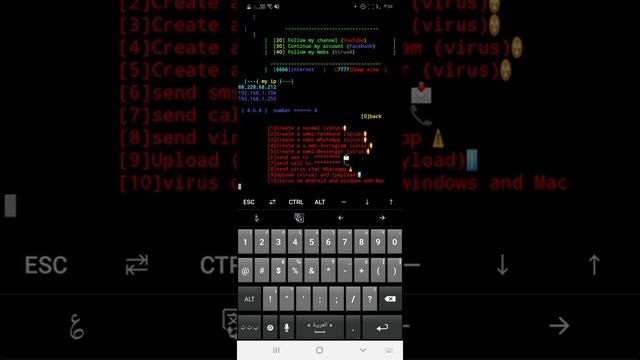 صنع فيروس مدمر و حاذف ملفات الهاتف على شكل وتساب وفيسبوك смотреть онлайн