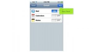 iphone 3 create gmail