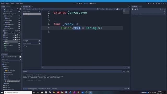 Godot 3.2: Let's Build a 2D Platformer!: Part 12 (Coin HUD, Custom Signals & Fixing Double-Collect) смотреть онлайн