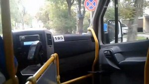 Поездка на маршрутке фольксваген крафтер m1185 маршрут 7 часть 1!