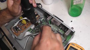 Ремонт ресивера Openbox X-730 PVR нет питания процессора нестандартное включение 1117AJ U901