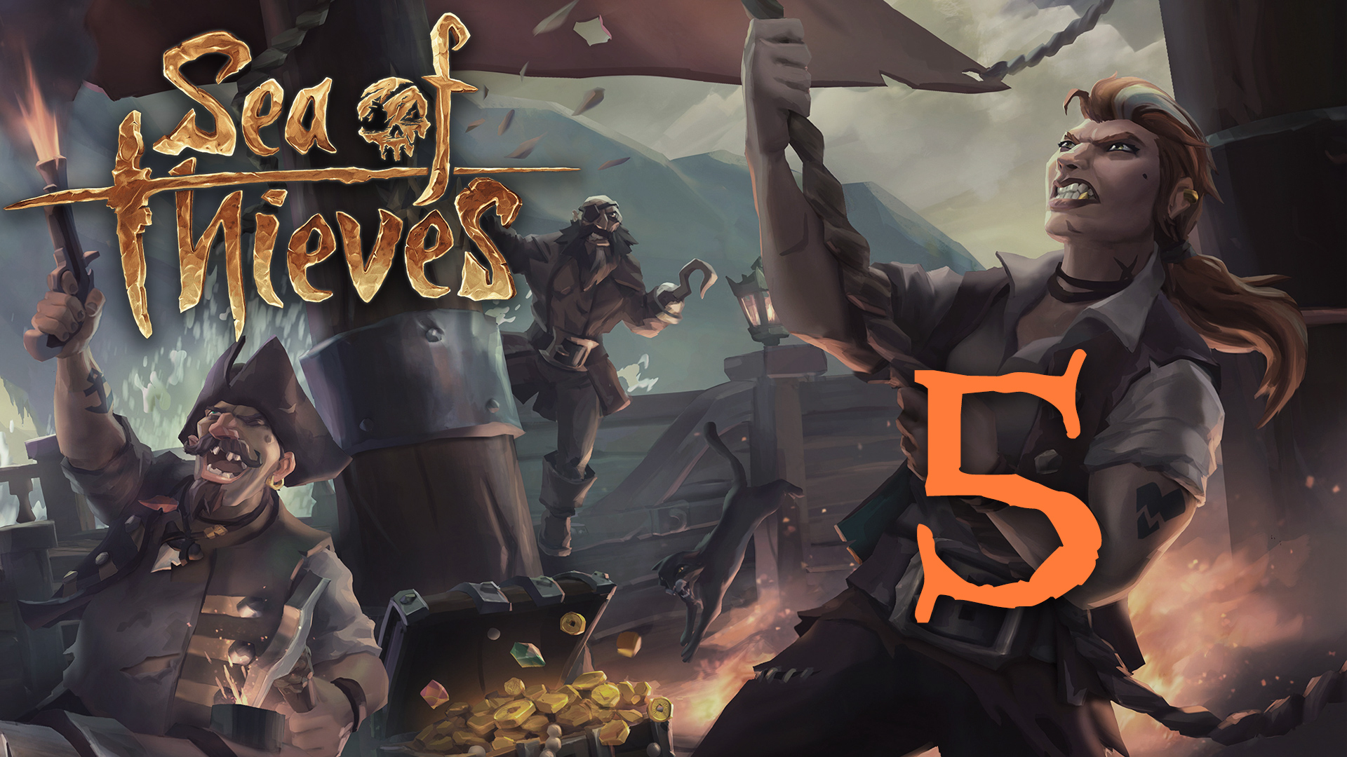 Запись стрима по игре - Sea of Thieves (Без Наташи) [#5] | PC / Steam (2020 г.)