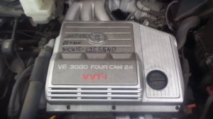Работа двигателя 1MZ на машине Toyota Harrier Lexus RX 300 MCU15