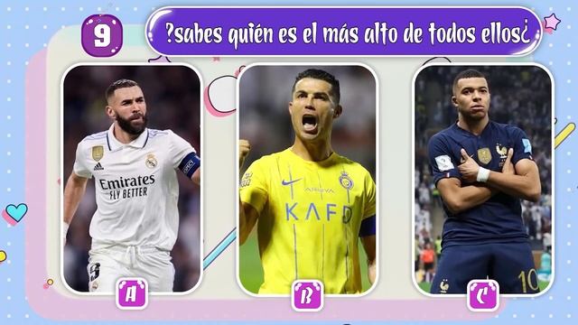 ⚽️?Adivina el Jugador por EMOJI y camisetas y Banderas de Jugadores de Fútbol Ronaldo, Messi, Neyma смотреть онлайн