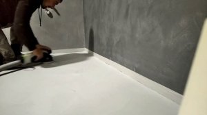 Декоративная штукатурка ванной комнаты...