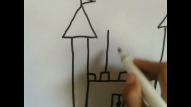 Beautiful Royal Castle art | Kids Art | Village Art смотреть онлайн