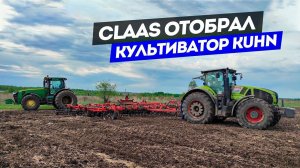 Сменил орудие на John Deere: работаю с Bednar Swifter SE10000.  Телевизор в тракторе?!