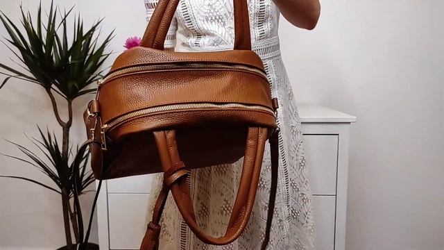 Сумка с кисточкой натуральная кожа Вера Пелле VP70040 Италии ??