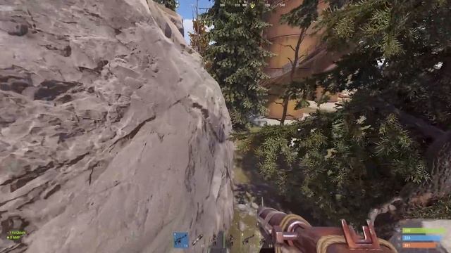 НОВЫЙ БАГ! Весь вайп лутаю КОСМОДРОМ с помощью ПАРАШЮТА! Раст / Rust смотреть онлайн