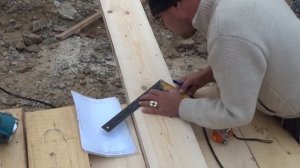 Делаю стропила на мансардную крышу