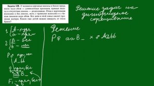 Решение задачи на дигибридное скрещивание.