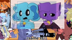 smiling critters react to catnap part 3/9 /cringe i guess/don't mind the thumbnail