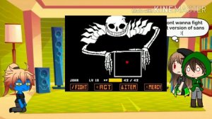 Undertale Reacts to Ultra Sans + Thumbnail