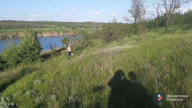 Запорожье, вокруг и под) Балочным мостом. Выходите все к Днепру, ковыль цветёт! пескоструят всё! смотреть онлайн