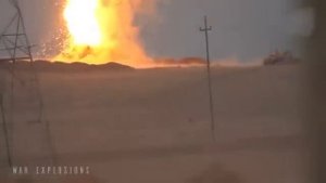 Уничтожение танка M1 ABRAMS ПТУР (The destruction of the tank M1 ABRAMS)