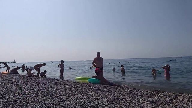 Лазаревское очень чистое море прозрачное