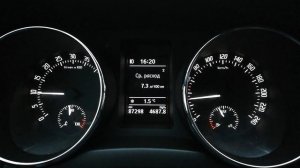 Skoda Yeti 2.0tdi 2015 - Расход топлива - Шкода Йети