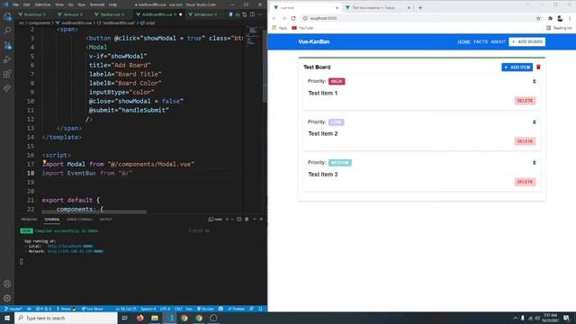 Vue JS For Beginners with ADVANCE PROJECT - 07   Event Bus, Lifecycle methods, and two way binding