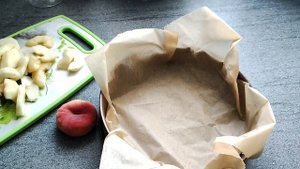 Сахарный Пирог с Персиками / выпечка воздушная , можно готовить с яблоками и абрикосами