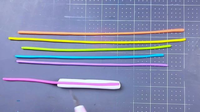 Polymer Clay Rainbow Lollipop Tutorial