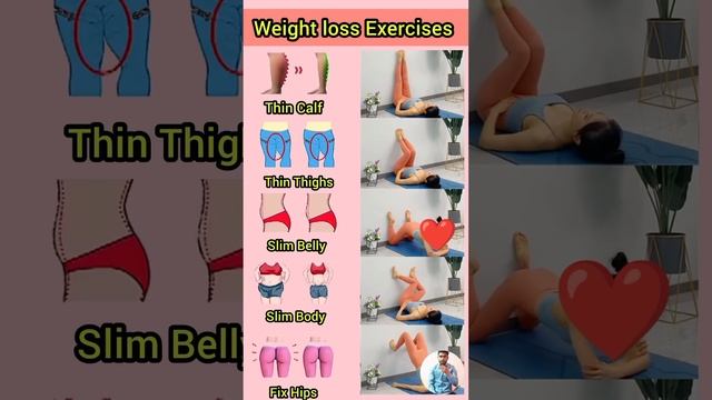 weight loss exercises at home#yoga #weightloss #fitnessroutine #short