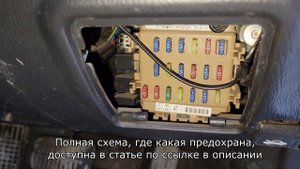 Где искать и как поменять предохранитель прикуривателя на Subaru Impreza 2005