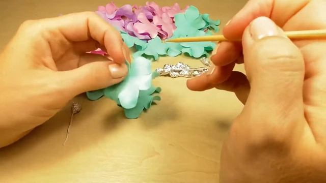 Как сделать Цветы из фоамирана для начинающих своими руками DIY смотреть онлайн