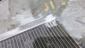 Радиатор печки, промывка, опрессовка, герметизация трубки