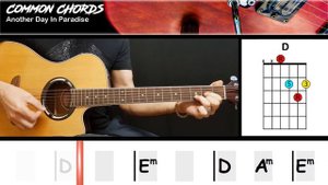 Another Day In Paradise - Phil Collins | GUITAR LESSON | Common Chords