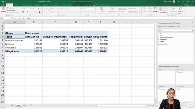 Обработка данных с 1с в excel для создания сводных таблиц и управленческого учёта смотреть онлайн