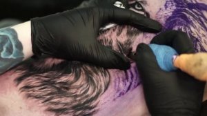 LION TATTOO! Process of Lion Tattoo