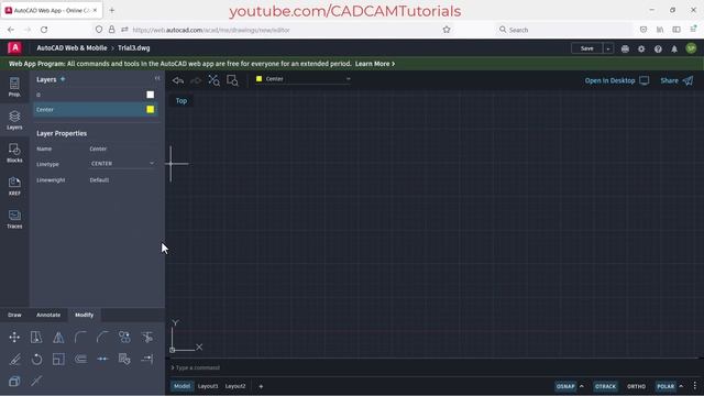 AutoCAD Web App Tutorial | How to Run AutoCAD Online смотреть онлайн