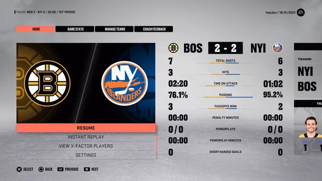 NHL23 \PS 5 \ Франшиза за Бостон Брюинз!