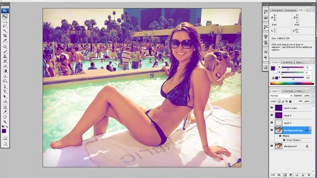 Bigbad.ru - Эффект старого цветного фото, iPhone эффект смотреть онлайн