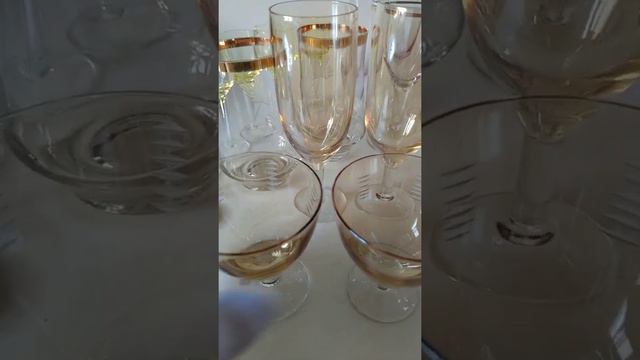ЦВЕТНОЕ ВИНТАЖНОЕ СТЕКЛО. ОБЗОР.