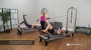 Тренировка на реформере с трапецией BALANCED BODY Allegro 1 Tower