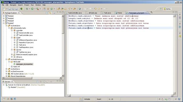Tworzenie aplikacji z użyciem Spring Framework / Moduł 7. Warstwa Web / Cz. 4 смотреть онлайн