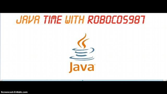 Java time with Robocos987 [ New Series] смотреть онлайн