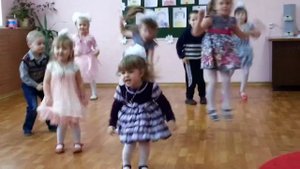 Танец Ладошки Спондовский детский сад