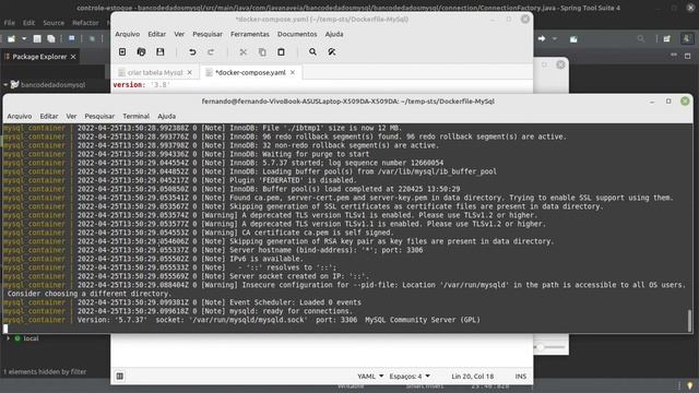 Banco de dados MySql e Adminer no Docker смотреть онлайн