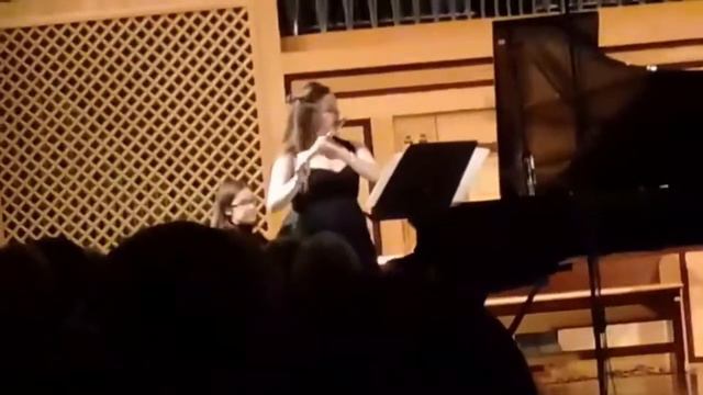 Henri Dutilleux - Sonatine for flute and piano 1 - Daniela Petkoska смотреть онлайн