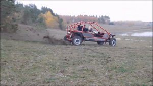 Самодельный багги Вираж "Покатушки #4".Homemade buggy.