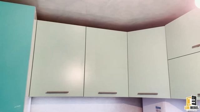 ? Делимся с вами нашей новой работой – кухней в зеленых оттенках.