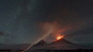 Камчатка. Извержение Ключевской сопки. 2020