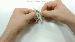 Origami dollar bill F-18 Hornet tutorial (Elmer A. Norvell) Fighter jet plane 折り紙 F-18 ホーネット 戦闘機
