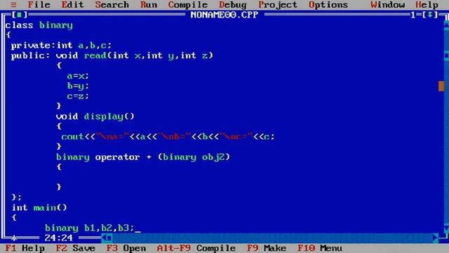 Binary Operator Overloading In C++ using Member Function and Friend Function
