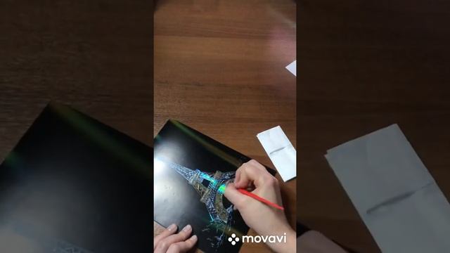 Делаем гравюру. Эйфелева башня. смотреть онлайн